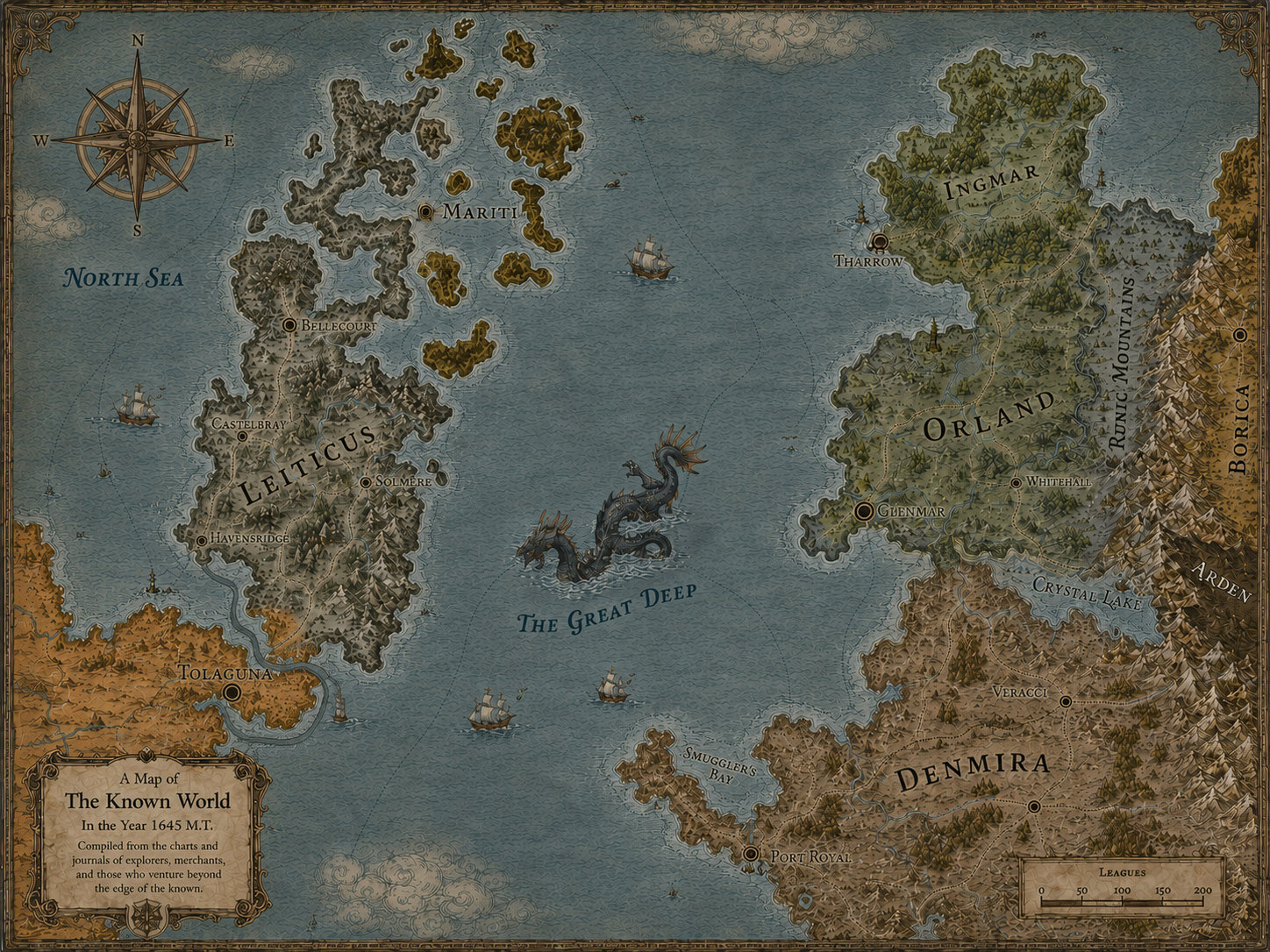 Map of the Known World